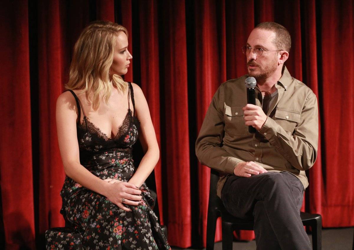 Jennifer Lawerence y Darren Aronofsky