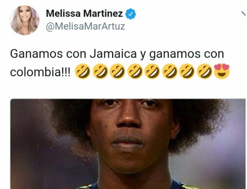 Captura de pantalla Twitter Melissa Martínez