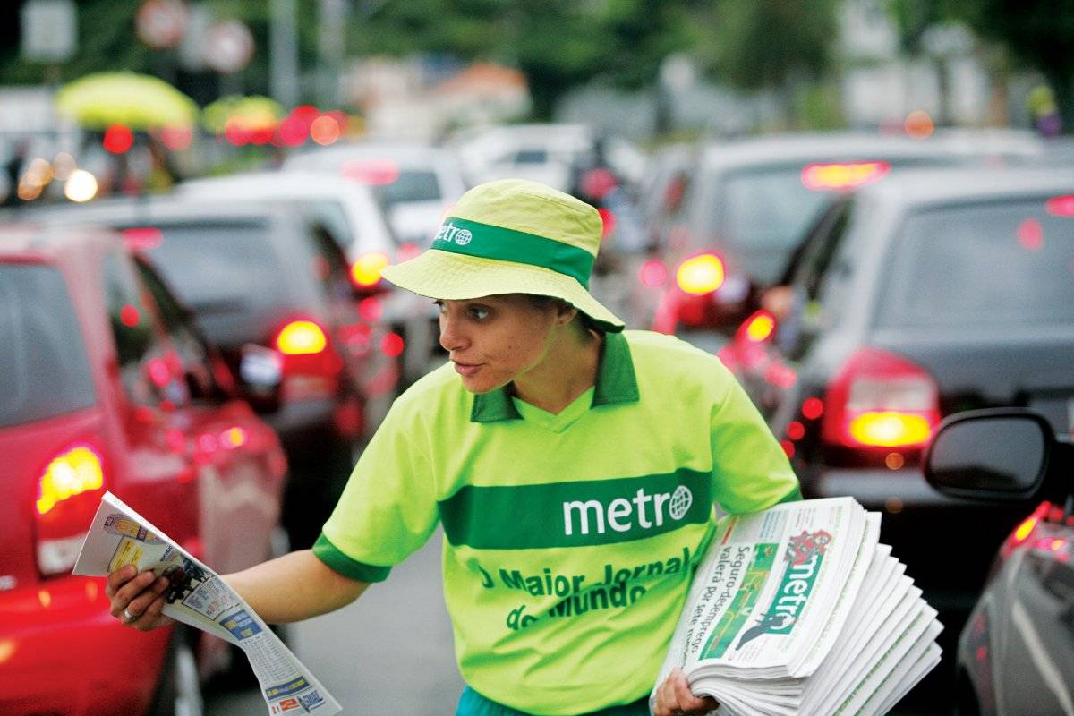 Distribuição Jornal Metro