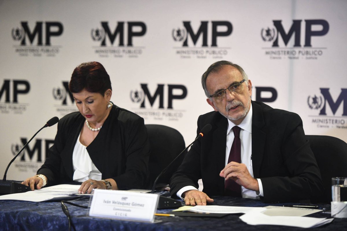 Thelma Aldana e Iván Velásquez