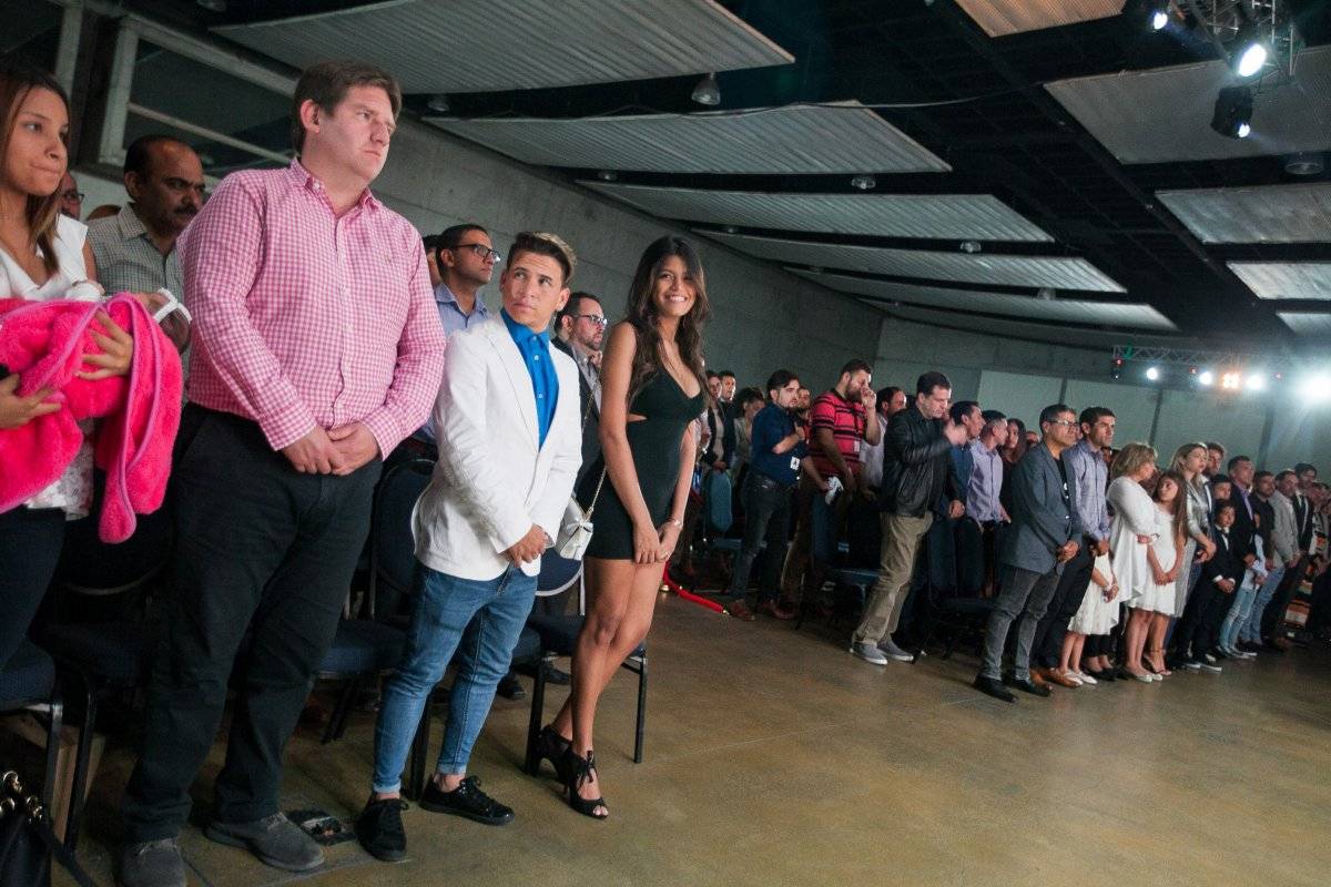 Soteldo disfrutó con toda su familia / imagen: Eduardo Angel