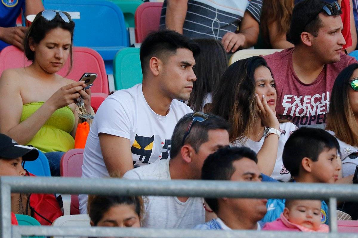 Felipe Mora fue el invitado de lujo de Audax Italiano / imagen: Agencia UNO