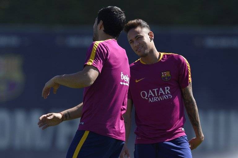 Luis Suárez y Neymar