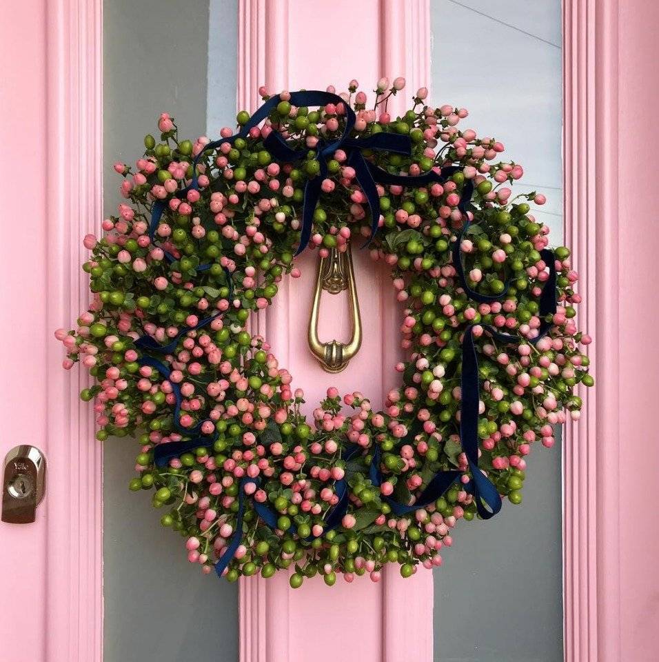 navidad color rosa