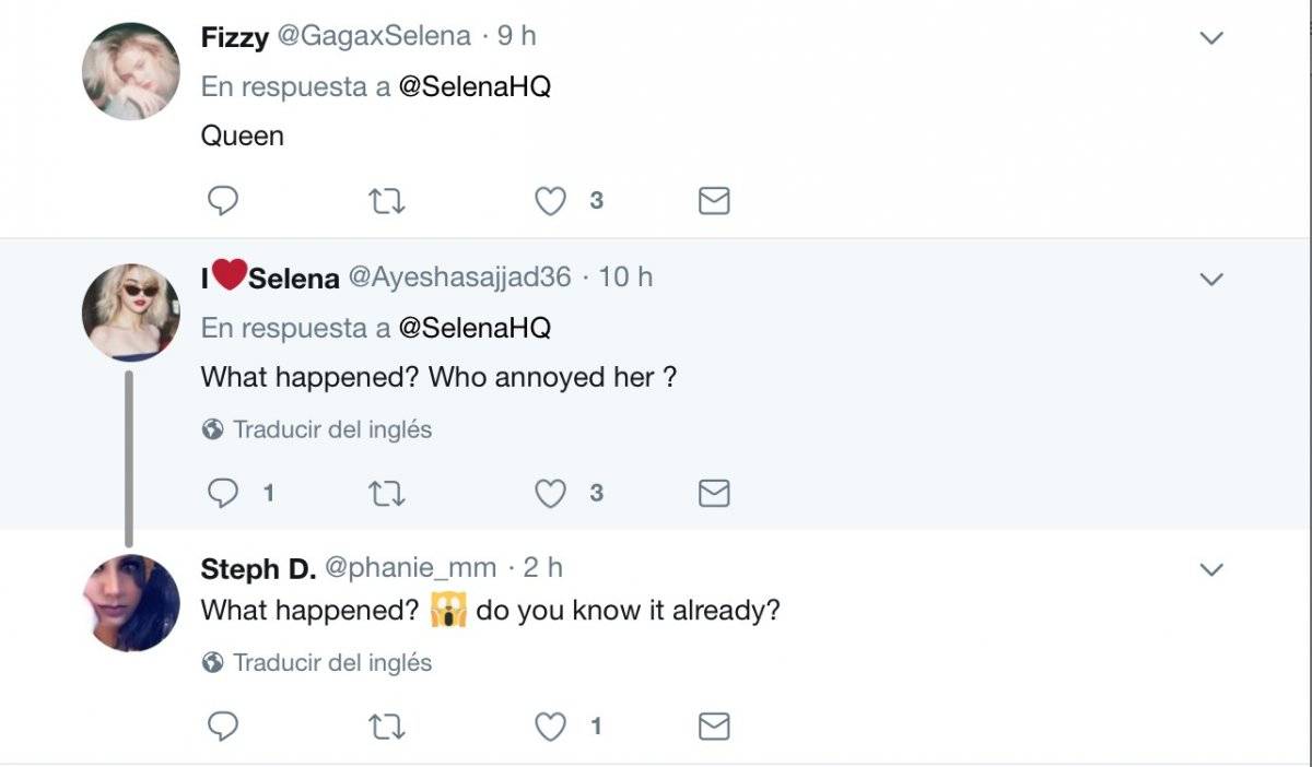 cuenta privada de Selena Gómez