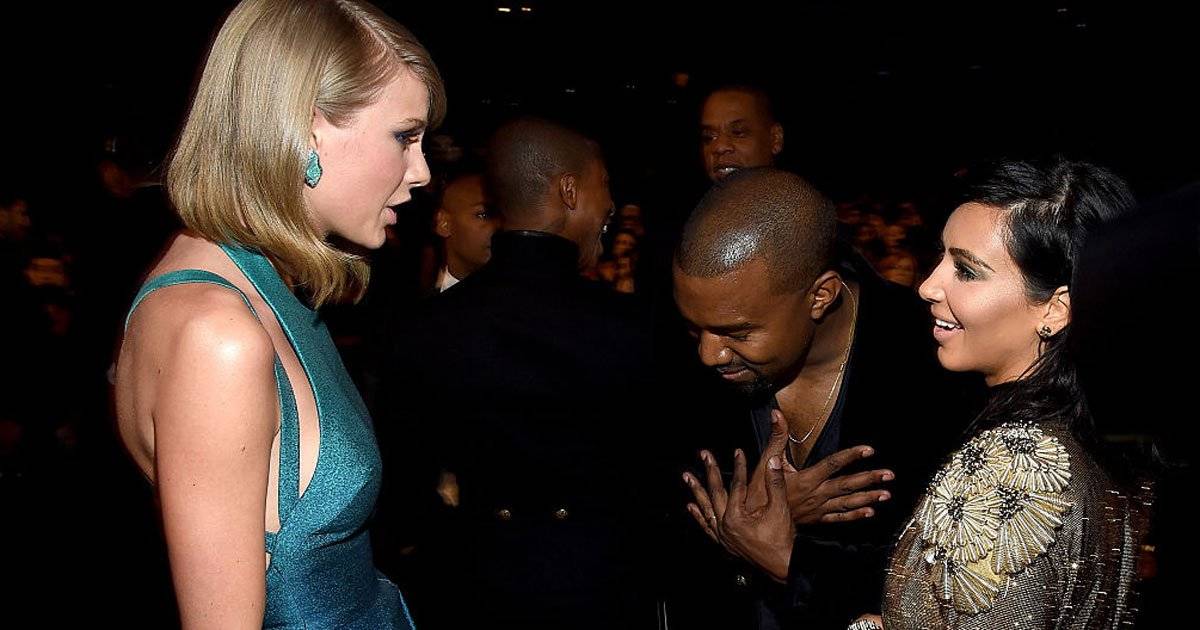 Kim Kardashian Kanye West Taylor Swift
