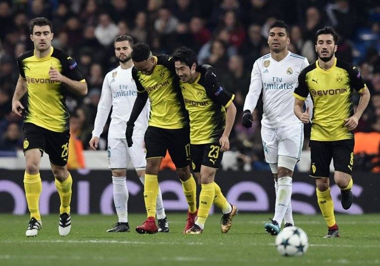 Gol del Borussia Dortmund contra el Real Madrid