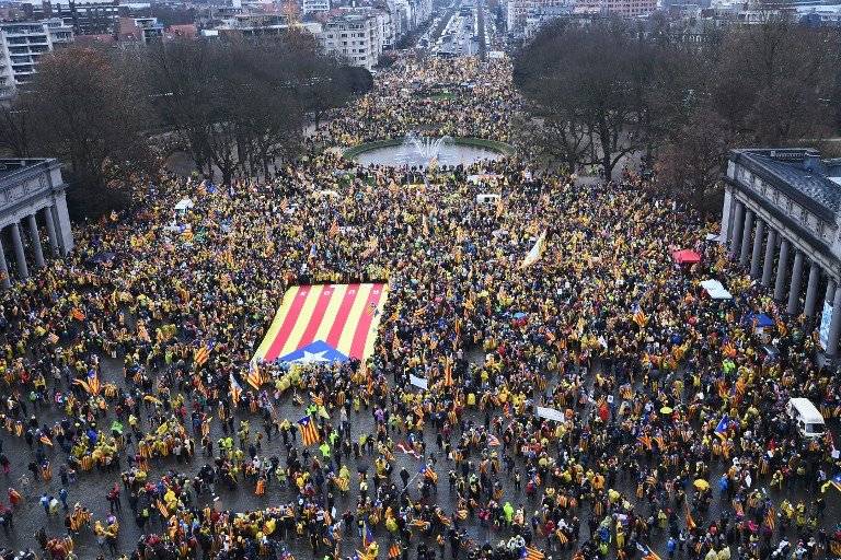 Catalanes bruselas