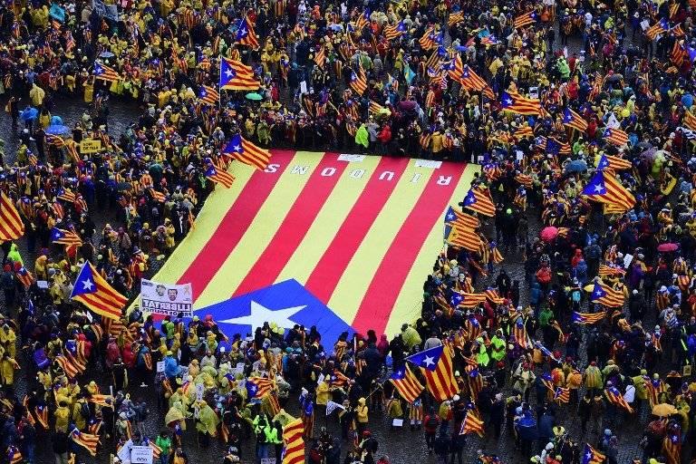 Protestas en Cataluña
