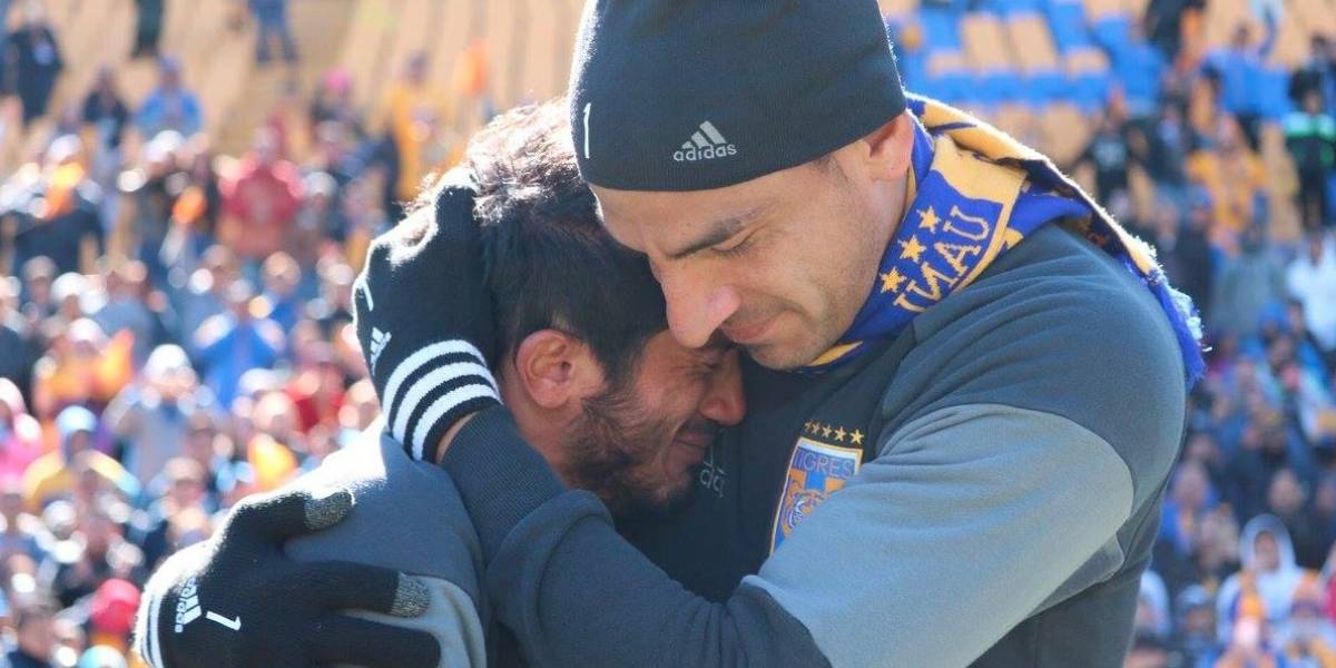 Damián Álvarez lloró en pleno entrenamiento de los Tigres Damián Álvarez lloró en pleno entrenamiento de los Tigres