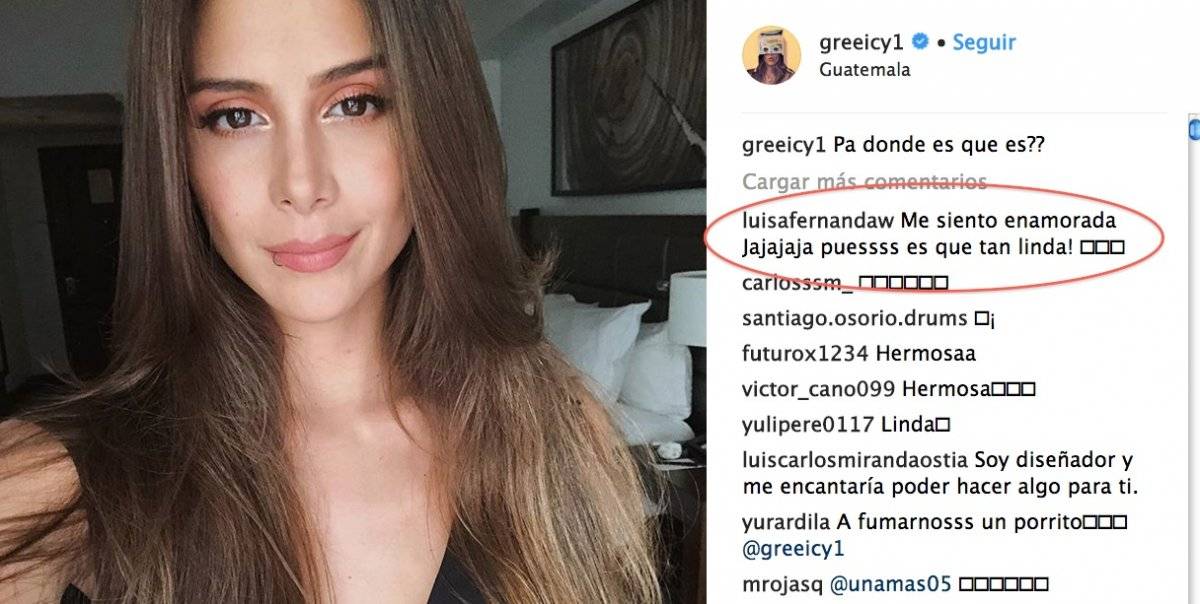 Captura de pantalla Instagram Greeicy Rendón