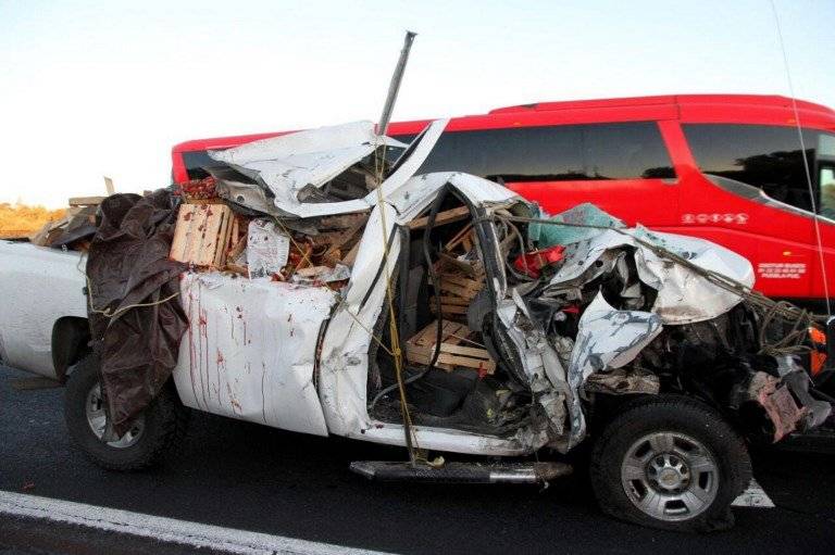 Accidente en carretera Ciudad de México-Puebla