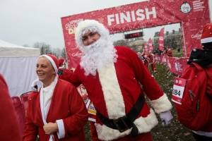 2 Santas corredores