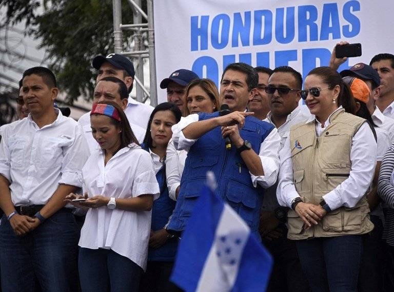 Juan Orlando Hernández, presidente hondureño