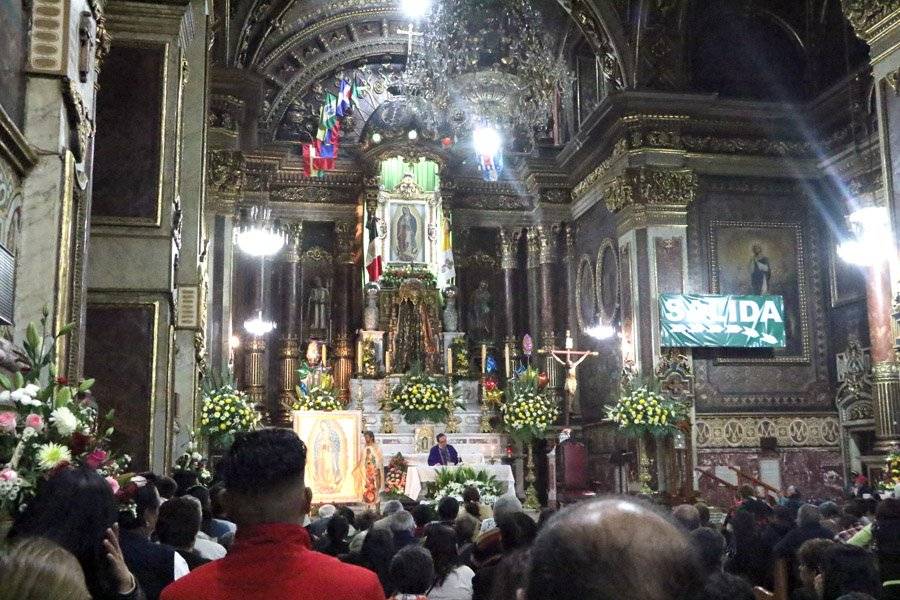 Esperan en el Santuario de Guadalupe a más de 770 mil fieles