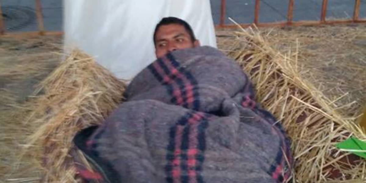 Indigente hallado en nacimiento en México