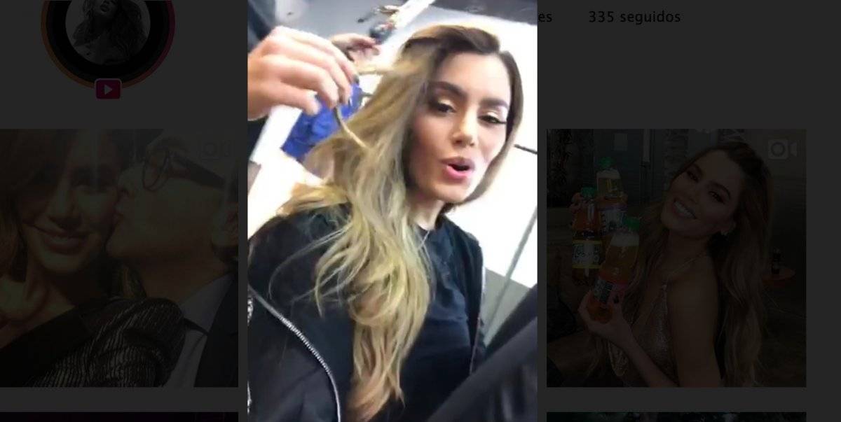 Captura de pantalla Instagram Ariadna Gutiérrez