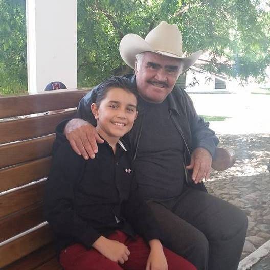 Luis Ángel con Don Chente.