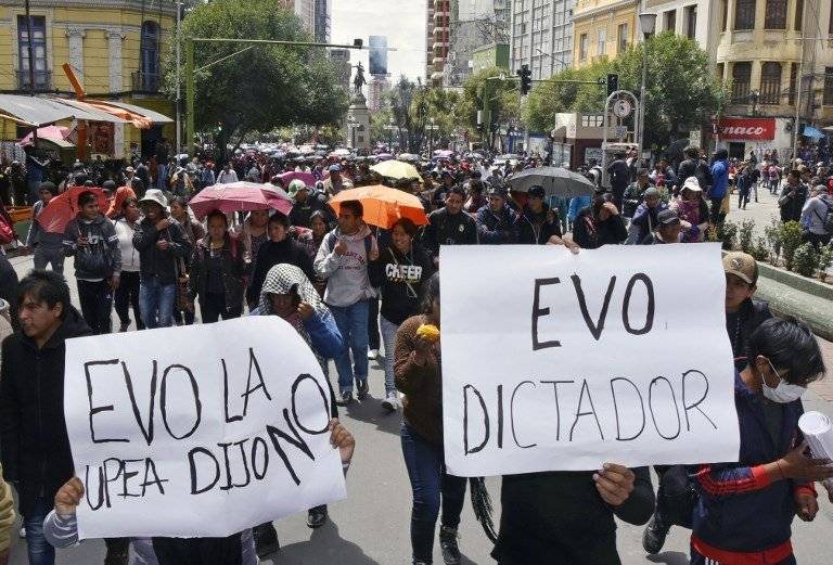 Bolivia protestas
