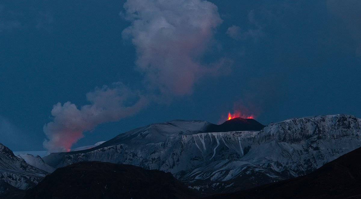 Un volcán