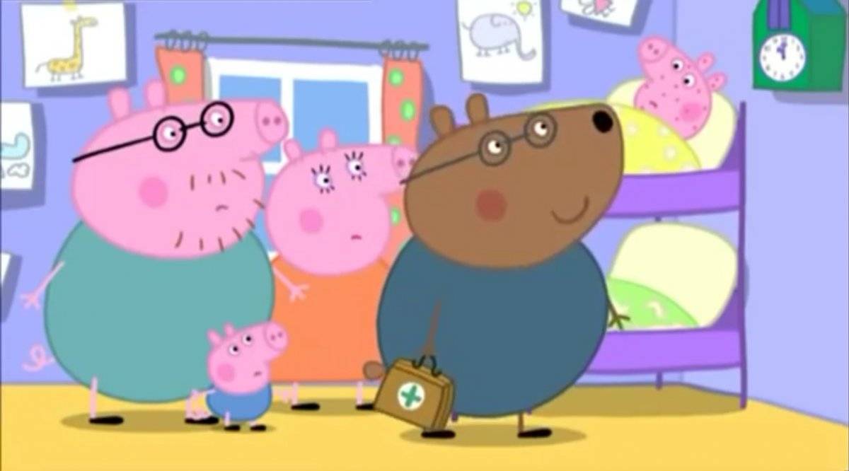 Peppa Pig enferma
