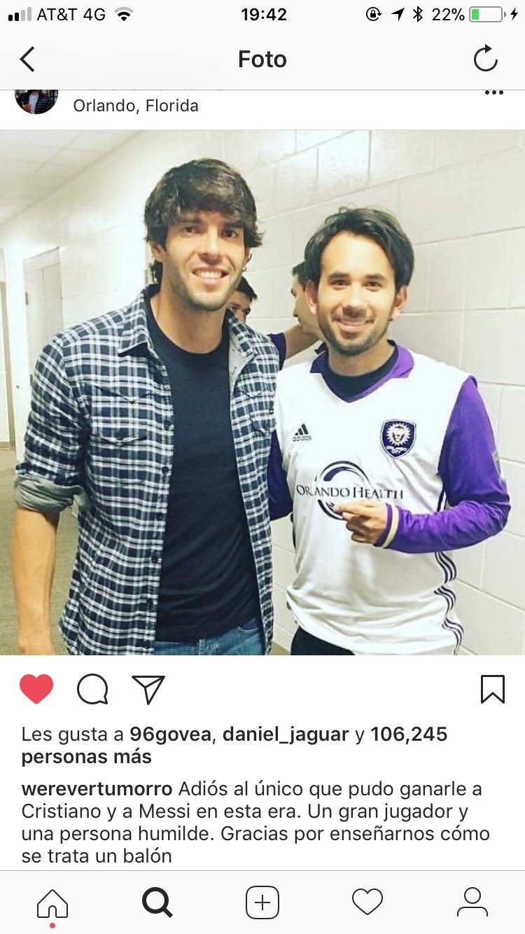 Werevertumorro con Kaká
