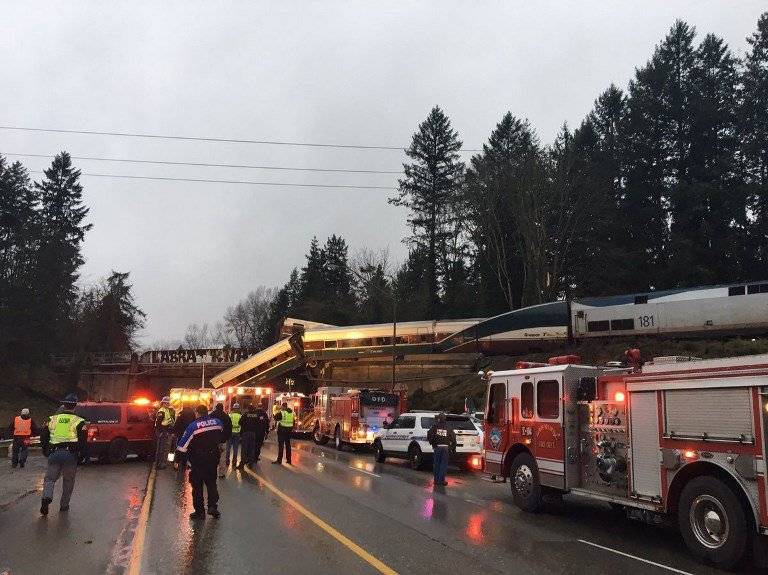 Accidente de tren en Washington