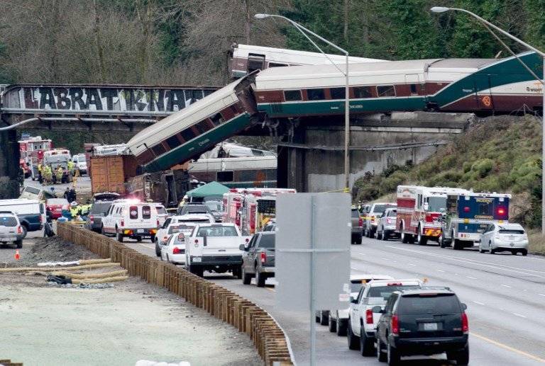 Accidente de tren en Washington