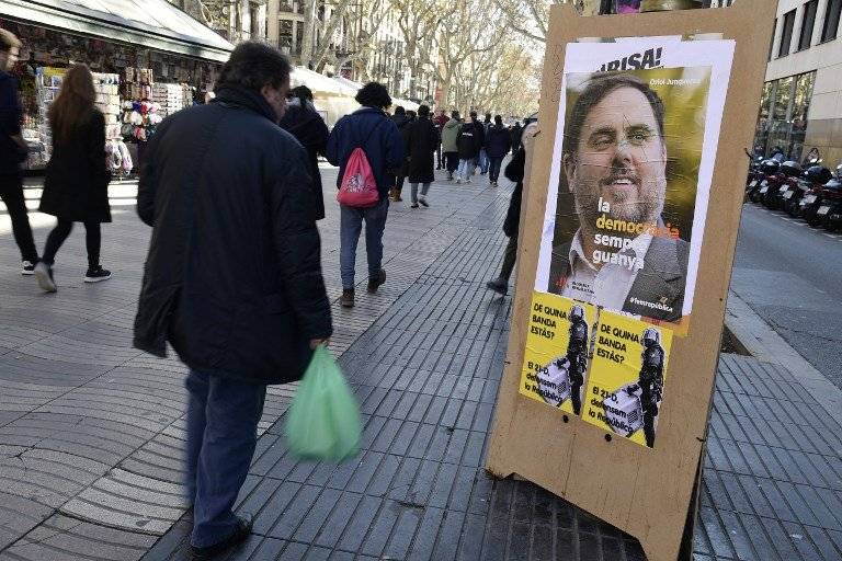 Campaña electoral en Cataluña