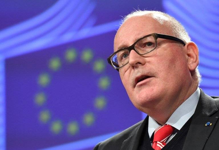 Frans Timmermans, vicepresidente de la Comisión Europea