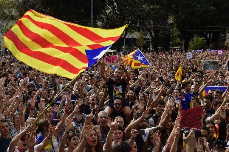 Protestas en Cataluña