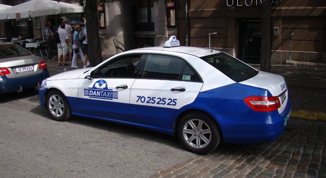 Taxi en Dinamarca