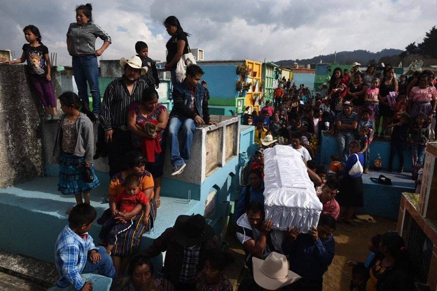 Entierro en Huehuetenango