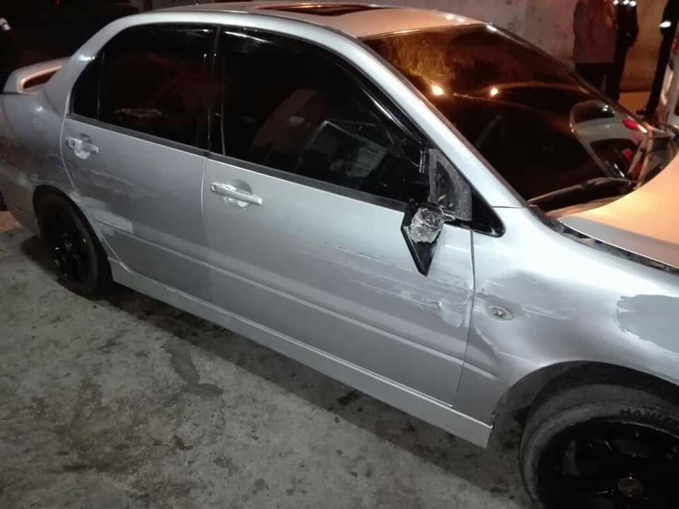 ambulancia colisionada en ruta al Pacífico