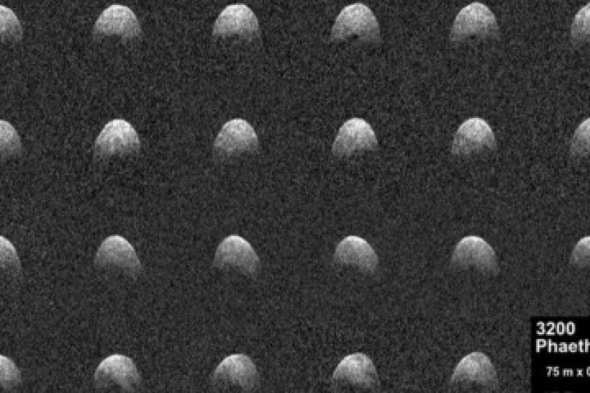 NASA difunde imágenes del asteroide Faetón acercándose a la Tierra