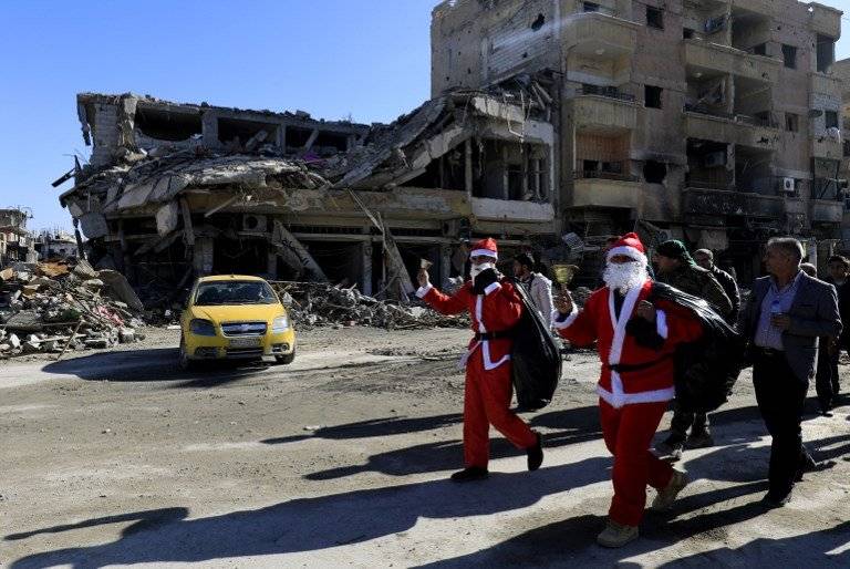 Santa Claus en Siria