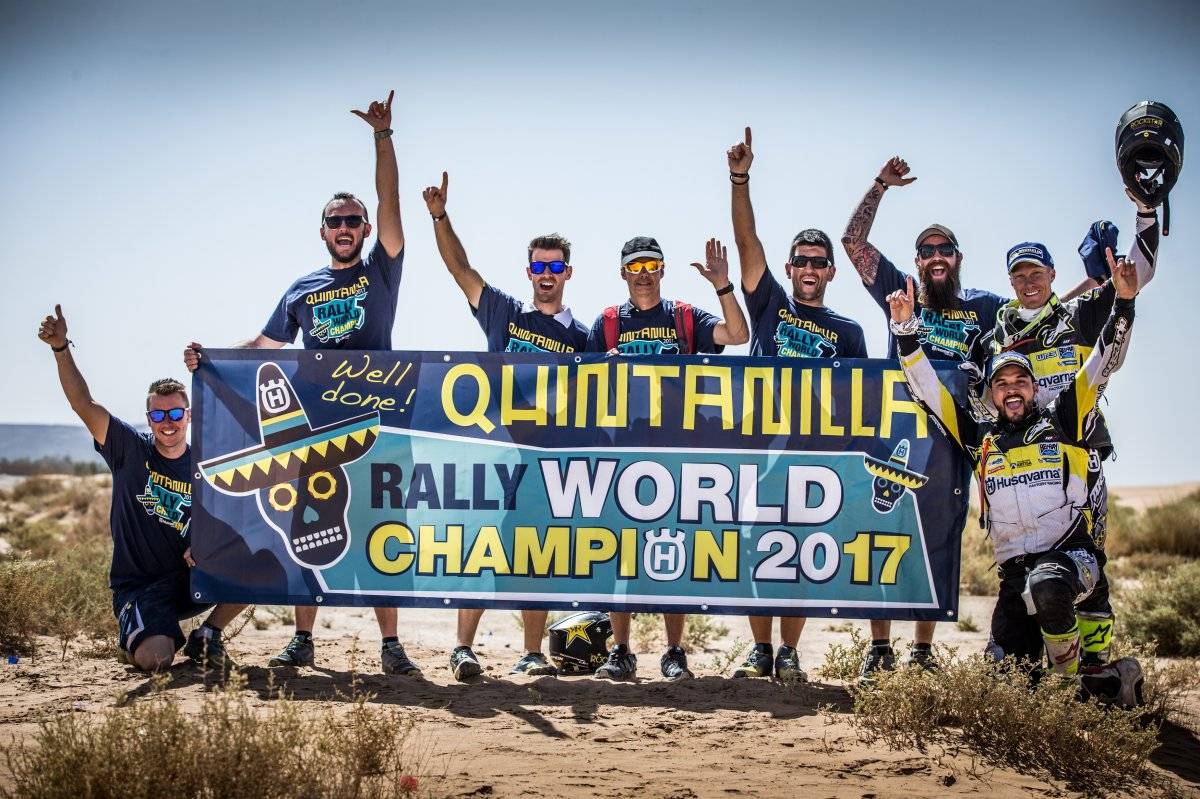 Quintanilla llega al Dakar como campeón del mundo / imagen: Prensa Pablo Quintanilla