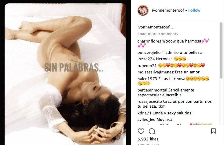 Ivonne Montero desafía Instagram