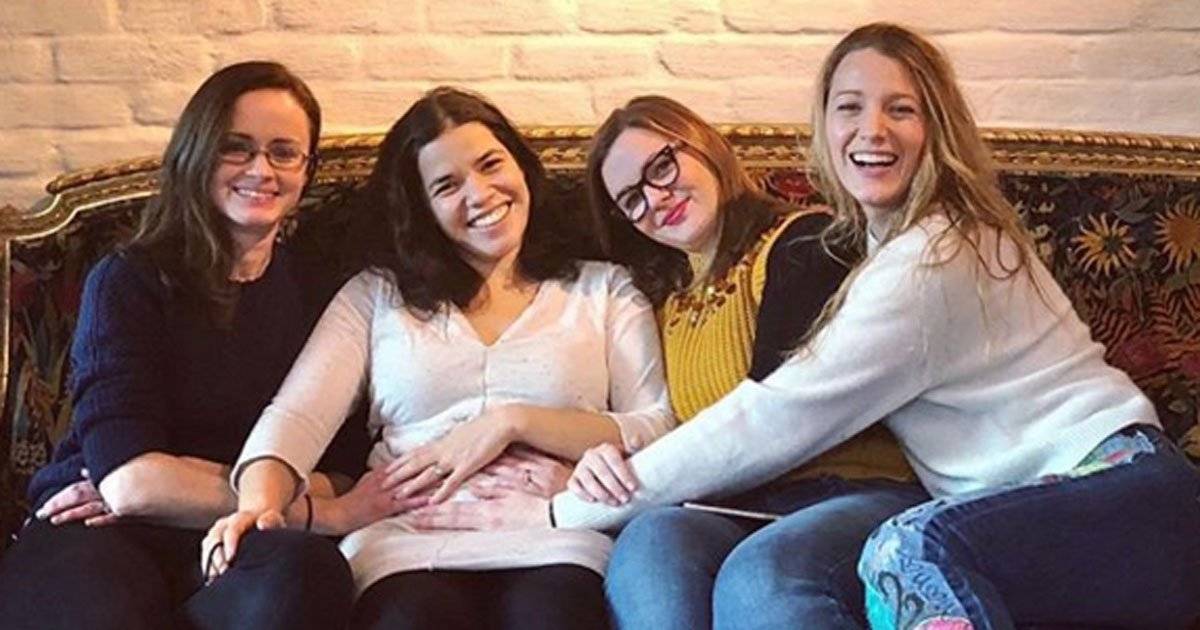 Alexis Bledel America Ferrera Amber Tamblyn Blake Lively