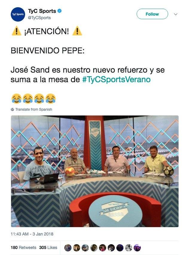 José Sand TyC