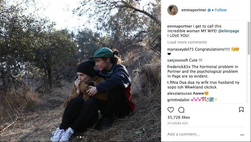 Ellen Page y Emma Portner