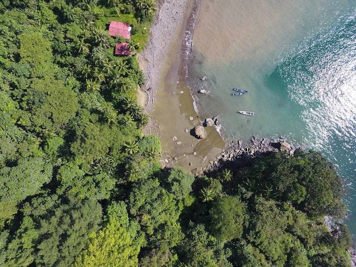 En la nueva área protegida convergen la selva húmeda del Chocó con el azul intenso del mar pacífico.