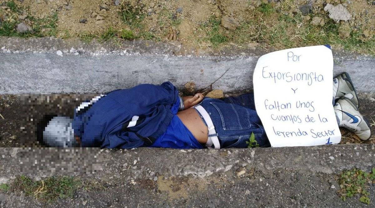 Hombre con señales de violencia San Pedro Ayampuc
