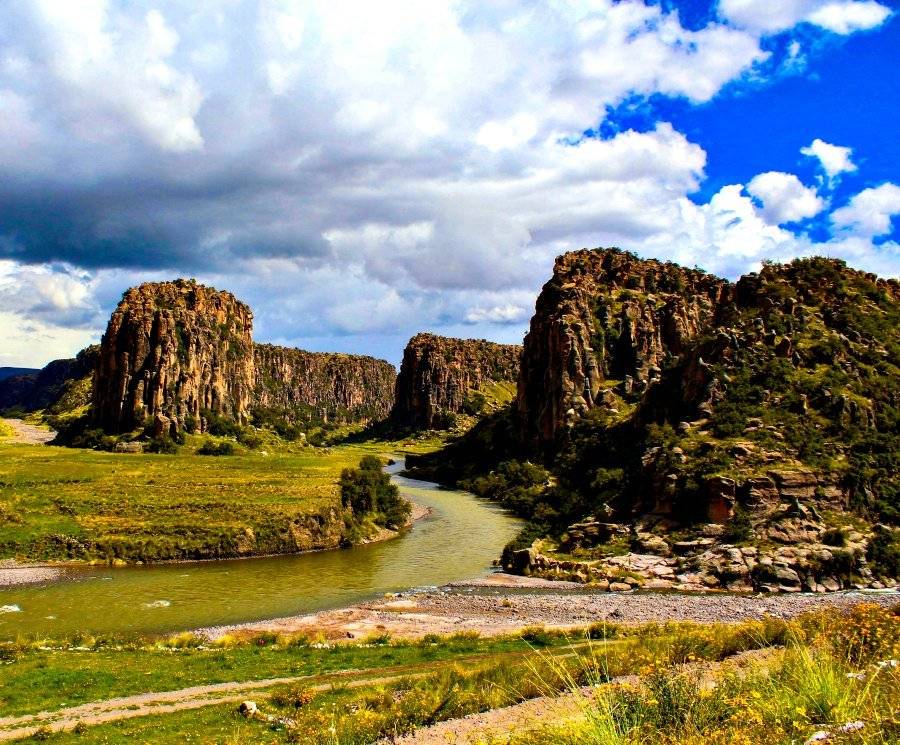 Imagen panorámica de la ACR Tres Cañones.