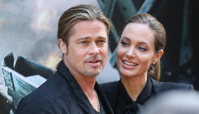 Agelina Jolie y Brad Pitt Golden Globes