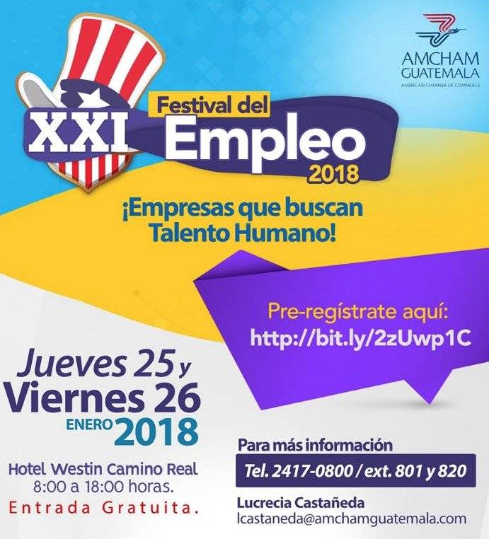 Acá hay más información sobre el festival de empleo.