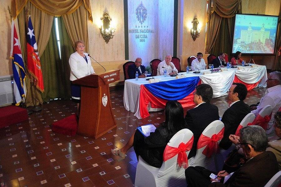 Bachelet en La Habana