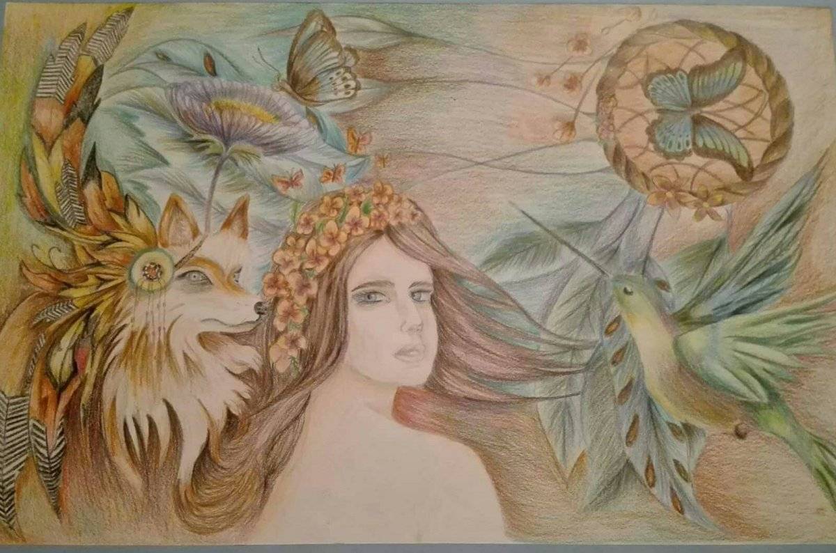 Dibujo hecho por Diana