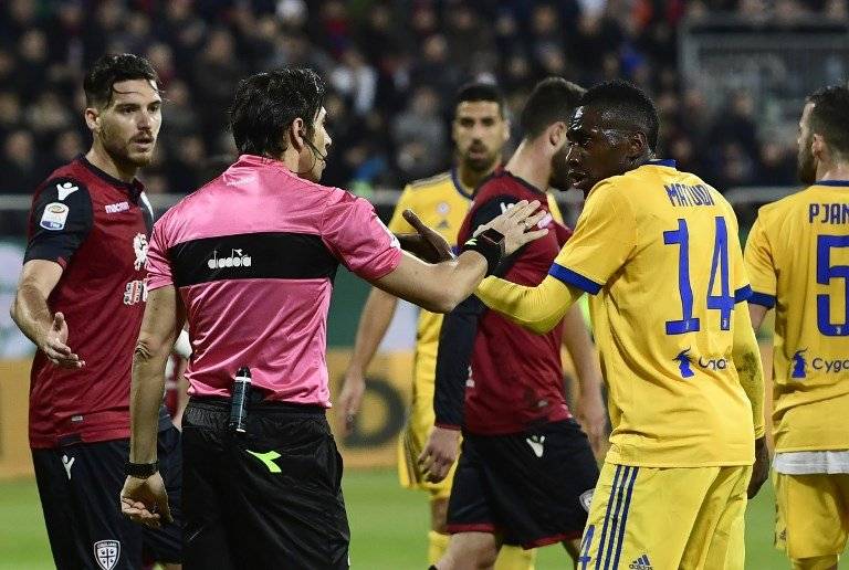 Blaise Matuidi contra el Cagliari