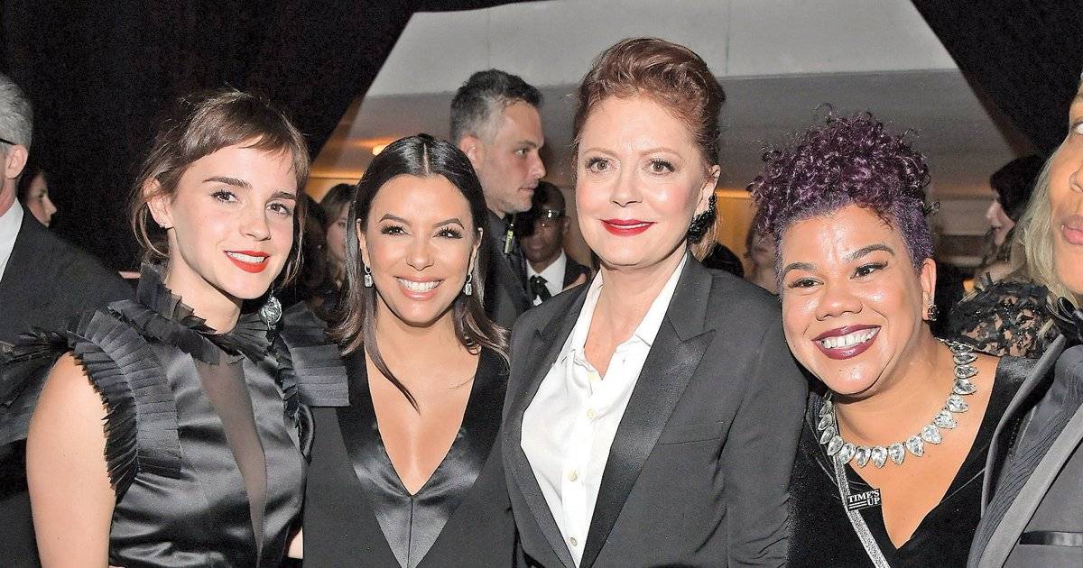 Emma Watson, Eva Longoria, Susan Sarandon e Rosa Clemente aderiram ao black total